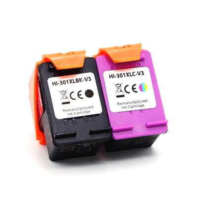 Kit Risparmio 2 Cartucce Rigenerate HP 301XL Nero + Tricolore (N9J72AE)