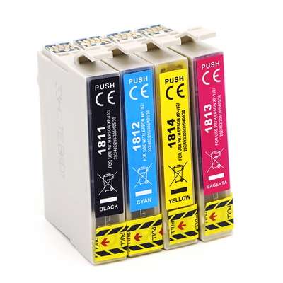 Kit 4 Cartuccia Compatibili Epson T1811 + T1812 Multipack