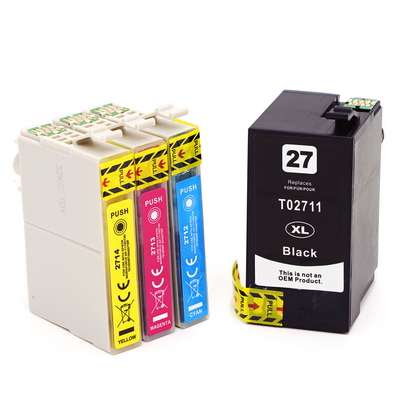 5 Cartucce Epson T2716 Multipack Nero + Colore compatibile