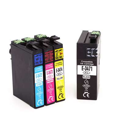 Kit 4 Cartuccia Compatibili Epson T3471 + T3472 Multipack