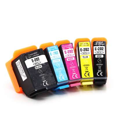 5 Cartucce Epson T202XL Multipack Nero + Colore compatibile