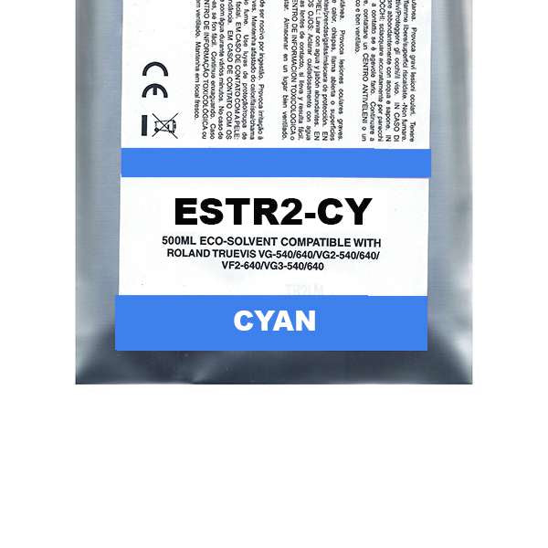 Cartuccia compatibile Roland ESTR2-CY Ciano