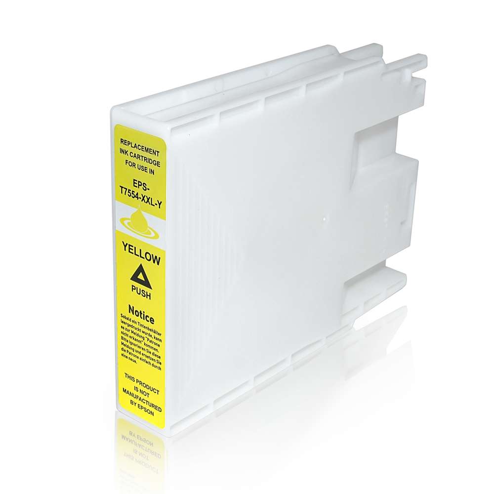 Cartuccia inchiostro compatibile Epson C13T755440 Giallo