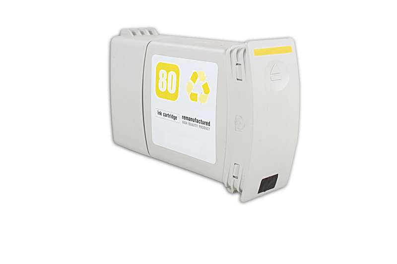 Cartuccia inchiostro compatibile HP C4848A C4848AE (80) Giallo
