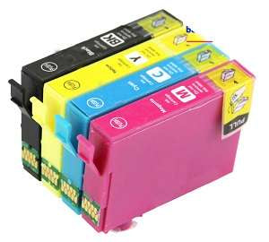 Kit 4 Cartuccia Compatibili Epson T502XL Multipack CMYK