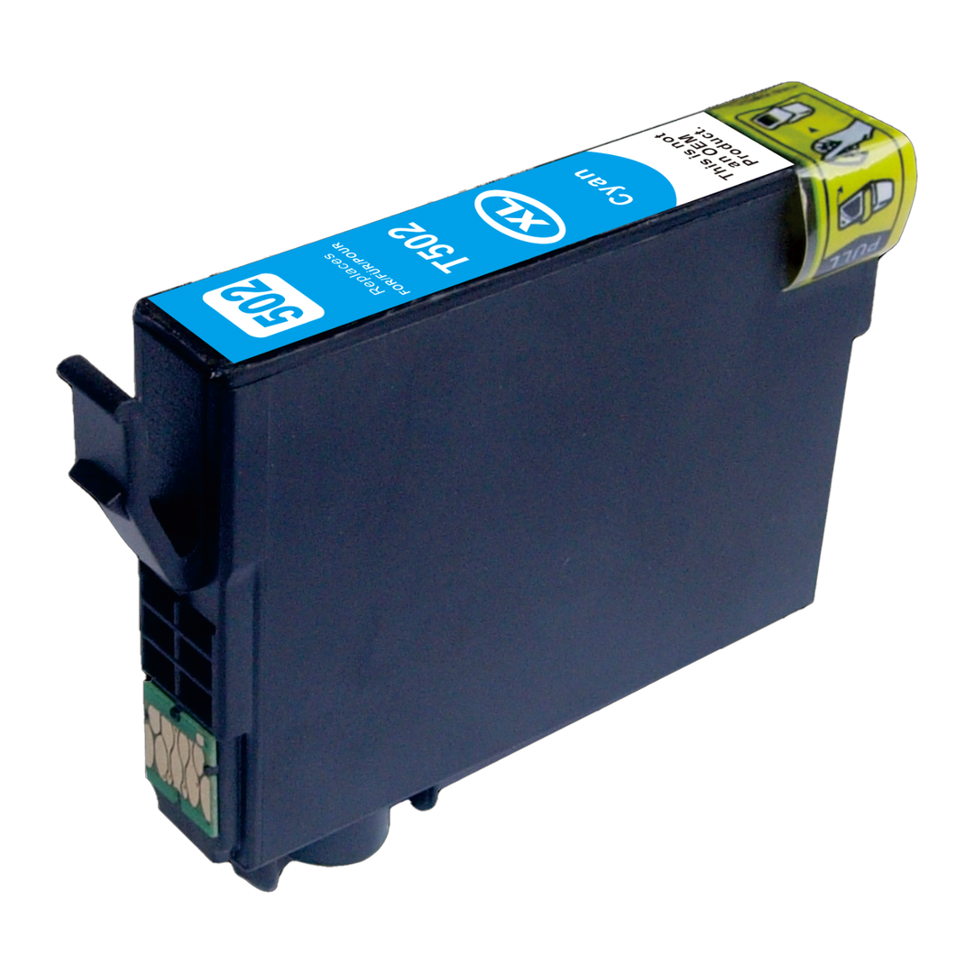 Cartuccia compatibile Epson T502XLC Ciano