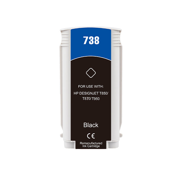 Cartuccia Rigenerata HP HP738BK Nero