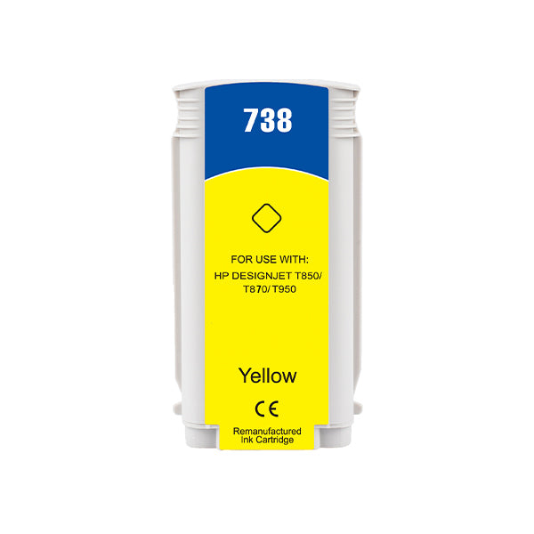 Cartuccia Rigenerata HP HP738Y Giallo