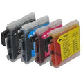Kit 4 Cartucce Compatibili Brother LC-1000BKCMY