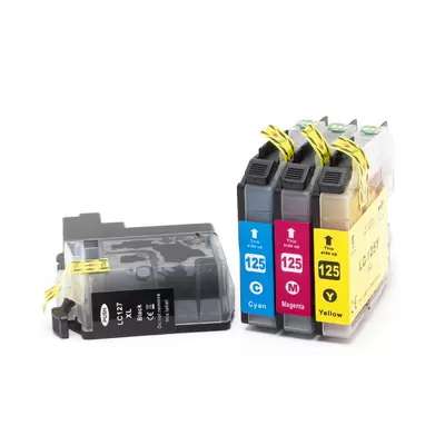 Kit 4 Cartucce Compatibili Brother LC-127BK-LC123CMY