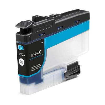 Cartuccia compatibile Brother LC424C Ciano