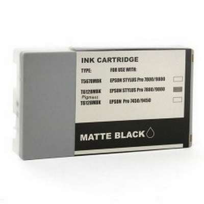 Cartuccia inchiostro compatibile Epson C13T612800 Nero Opaco
