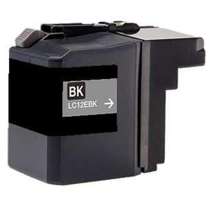 Cartuccia inchiostro compatibile Brother LC-12EBK nero