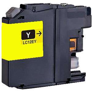 Cartuccia inchiostro compatibile Brother LC-12EY giallo