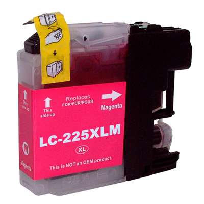Cartuccia inchiostro compatibile Brother LC-225XLM magenta