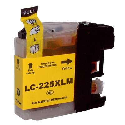 Cartuccia inchiostro compatibile Brother LC-225XLY giallo