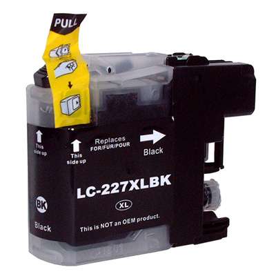 Cartuccia inchiostro compatibile Brother LC-227XLBK nero