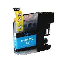 Cartuccia inchiostro compatibile Brother LC-127XLC LC-127C Ciano