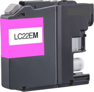Cartuccia inchiostro compatibile Brother LC-22EM magenta