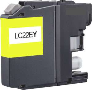 Cartuccia inchiostro compatibile Brother LC-22EY giallo