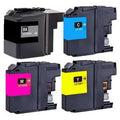 Multi Pack Cartucce inchiostro compatibile Brother LC-12EBKCMY nero/ciano/magenta/giallo