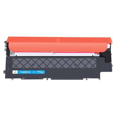 Toner Ciano Compatibile HP 117X (W2071X) Alta Capacità con Chip - 1.300 Pagine